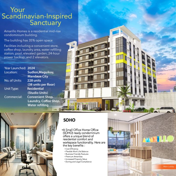 Amarillo Condo Office – Modern Living with a Touch of Scandinavian Charm starts from&nbsp;2.9M